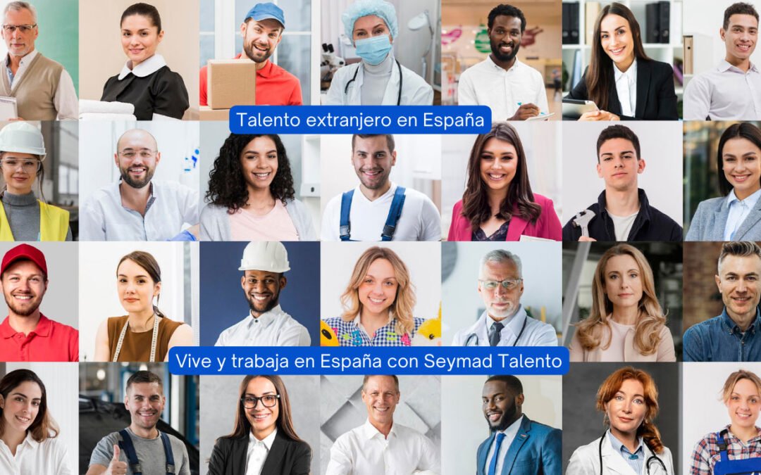 Diversos trabajadores extranjeros en España de diferentes sectores